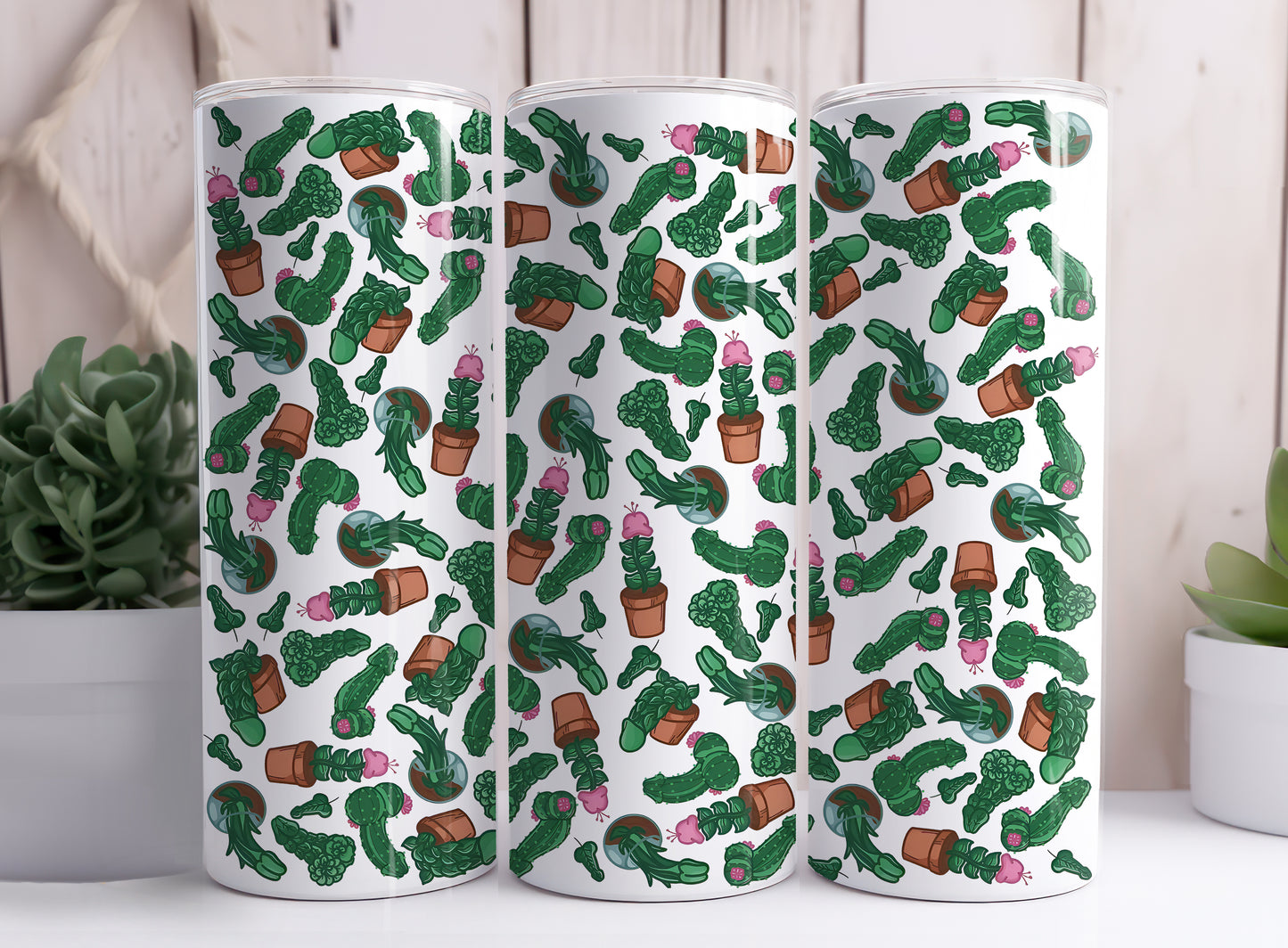 Adult Cactus, Cacti 20 oz Tumbler, Plant Lover, Cactus Lover, Succulent Lover, Gardening