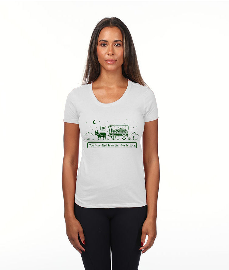 Don't Eat the Lettuce Women's Cotton Poly Blend T-Shirt S-XL