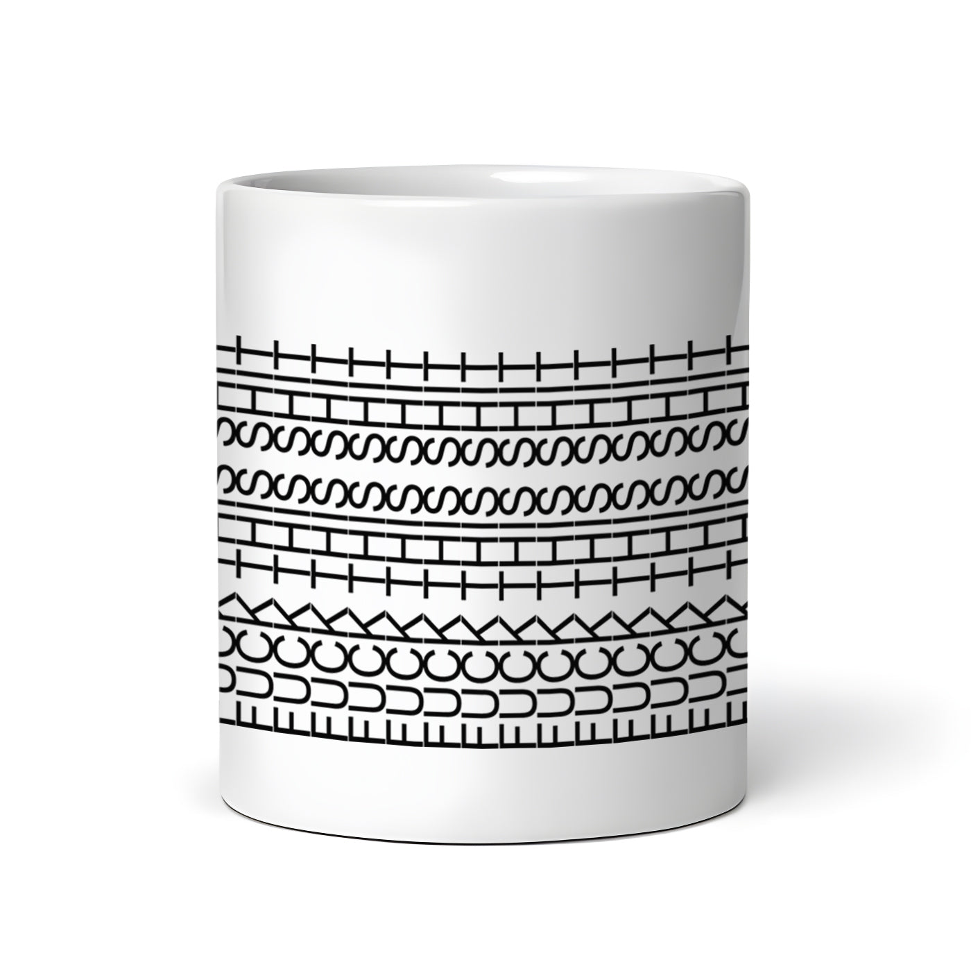 F*CK THIS SH*T, Funny Office Coffee Mug, Novelty Tea Cup, Hidden Swear Words, 11 oz Ceramic