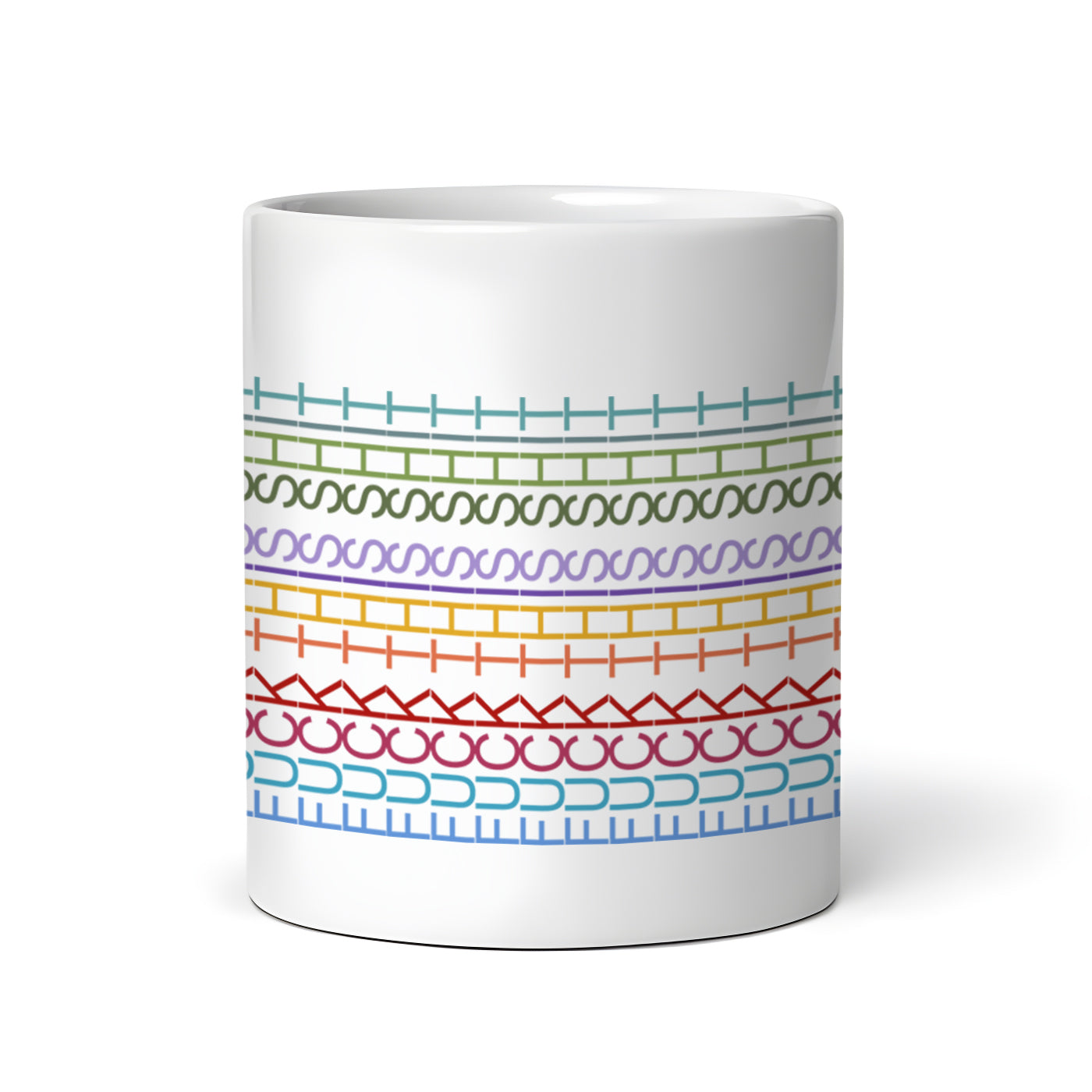 F*CK THIS SH*T, Funny Office Coffee Mug, Novelty Tea Cup, Hidden Swear Words, 11 oz Ceramic