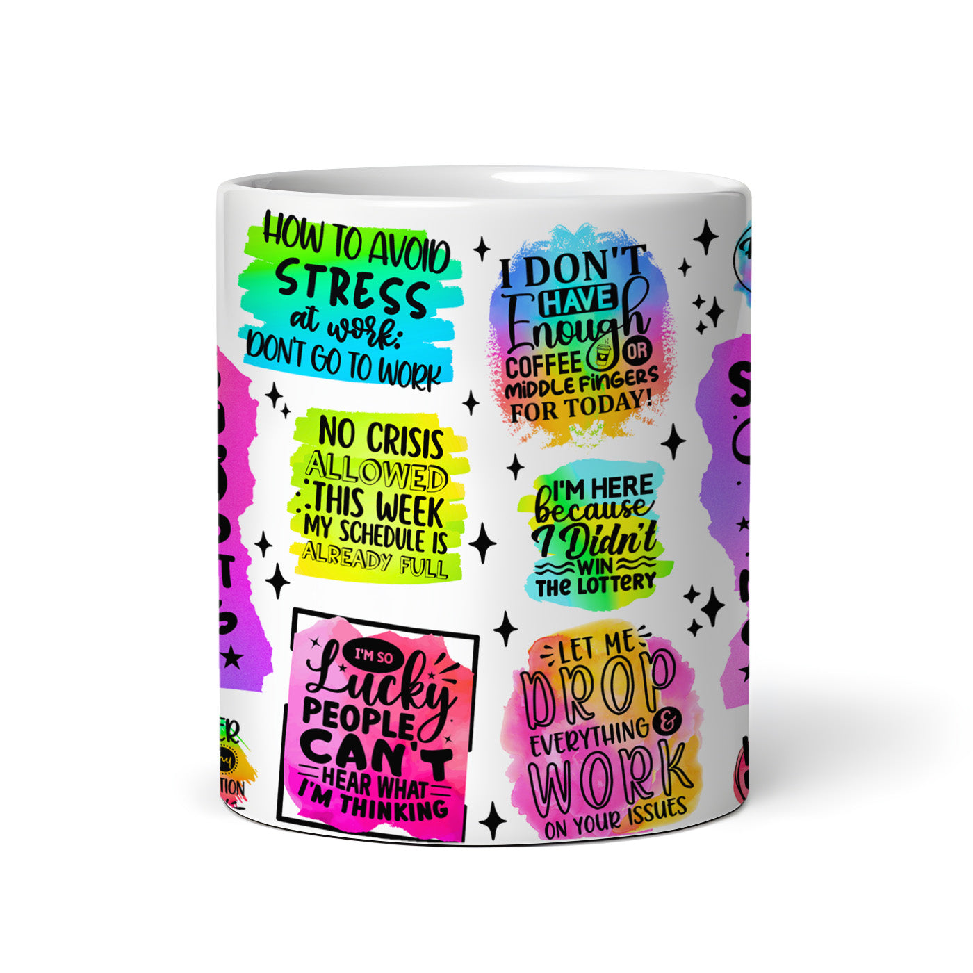 Funny Office Coffee Mug, Novelty Tea Cup, 11 oz Ceramic