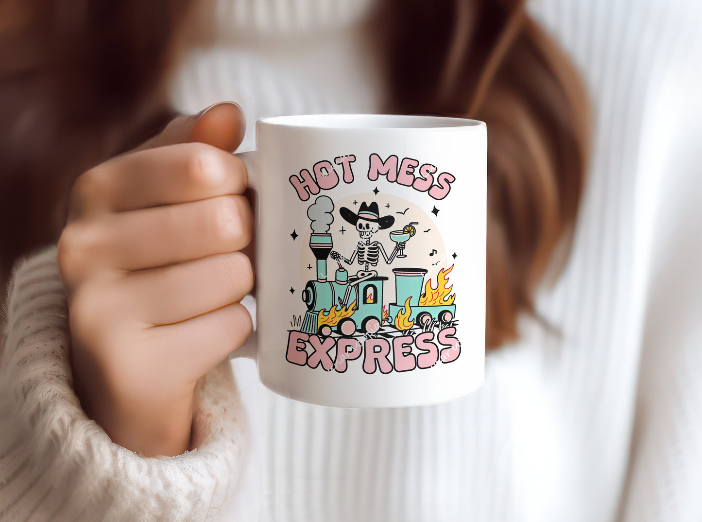 Hot Mess Express 11 oz Ceramic Coffee Mug Tea Cup