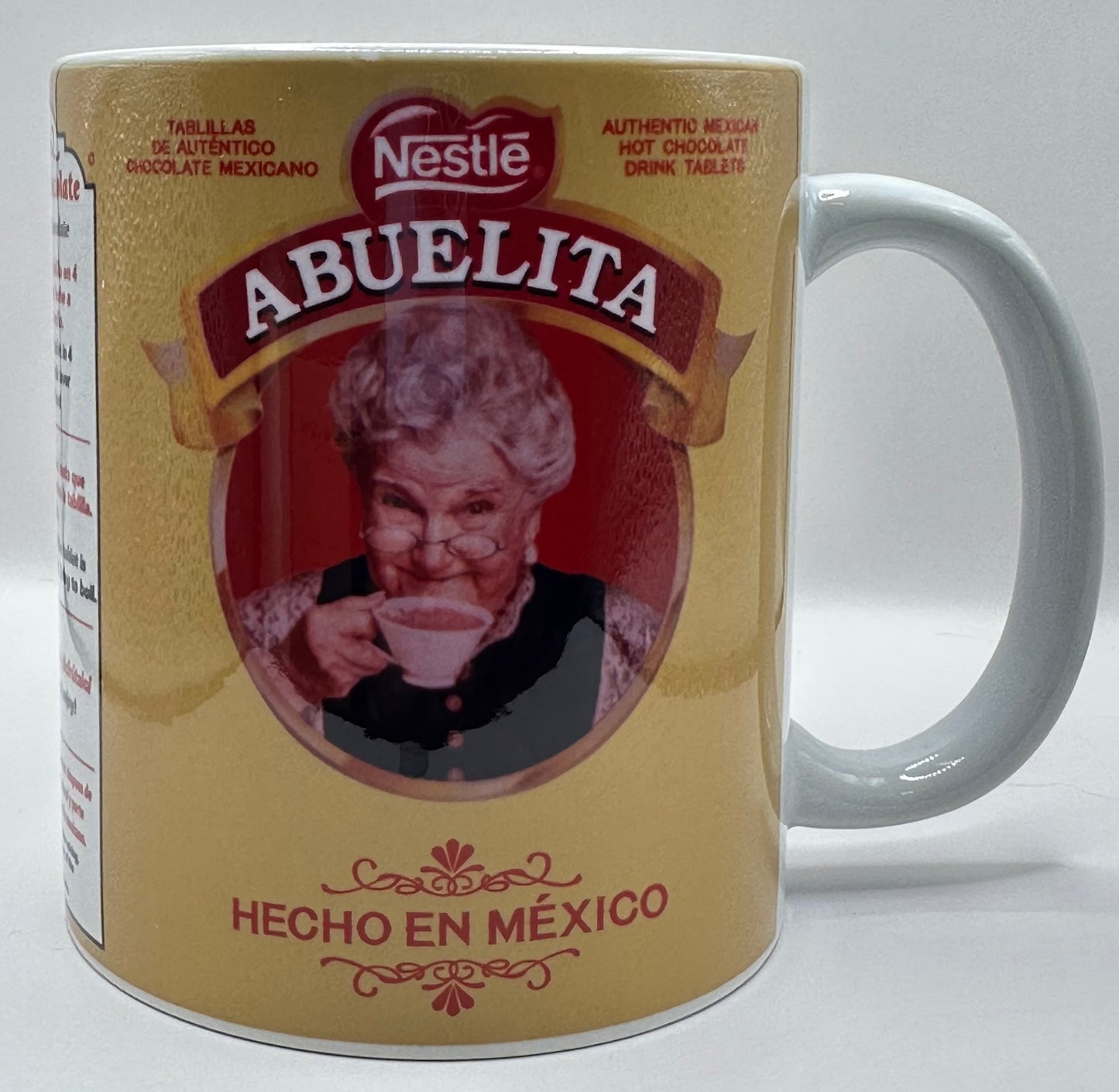 Abuelita Mug Mexican Hot Chocolate 11 oz Coffee Mug, Novelty Cup, Ceramic Mug