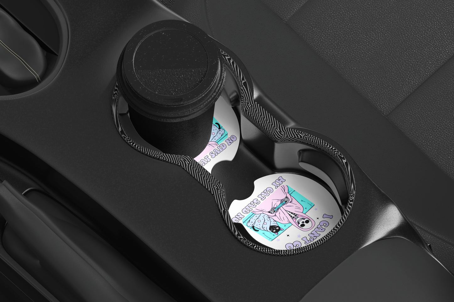 My Cat Said No, Neoprene Coasters for Car, Truck, or Home