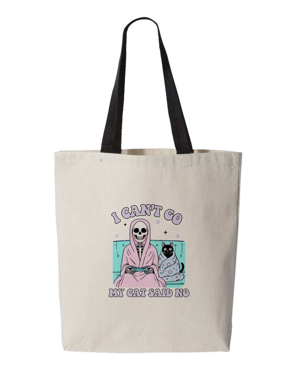 My Cat Said No, Canvas Tote Bag