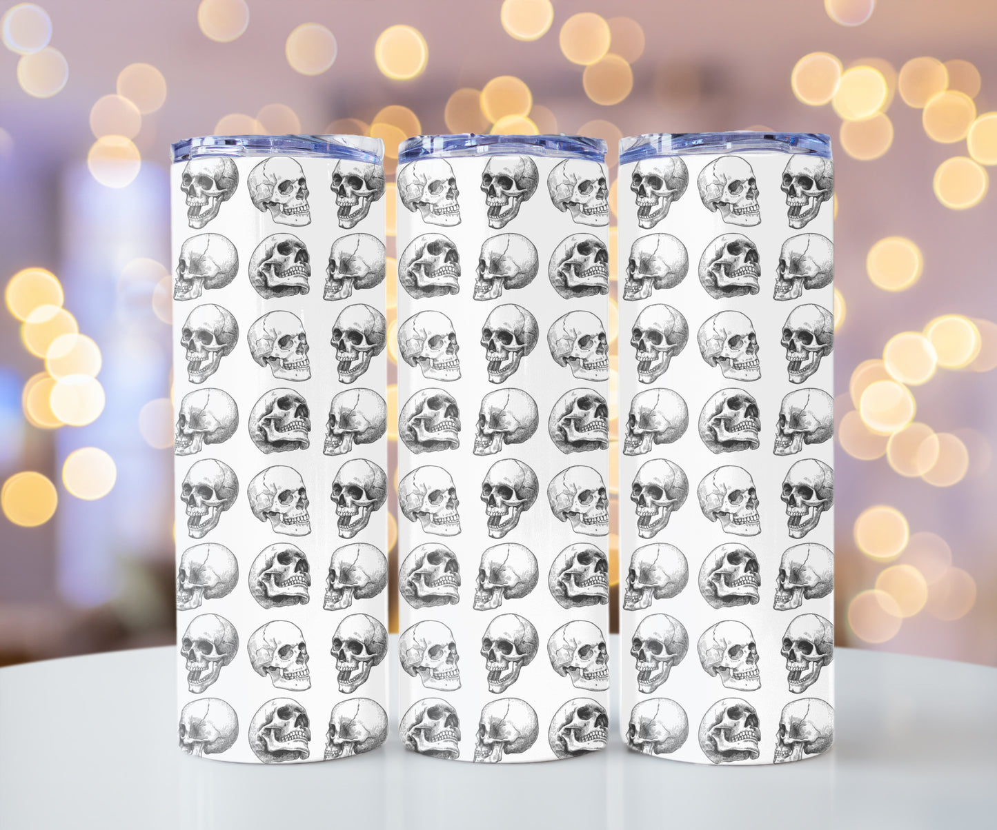Skull Lover, Skeleton, Halloween, Creepy, Scary 20 oz Tumbler