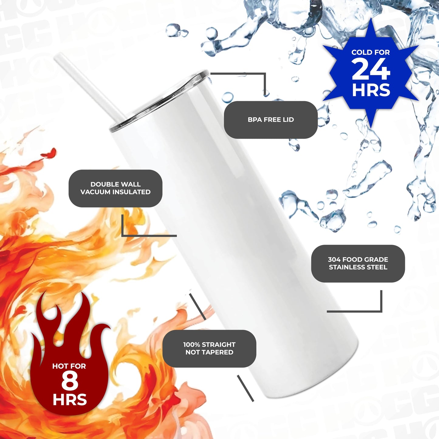 Boho Girl Mom Mama 20 oz Stainless Steel Skinny Tumbler