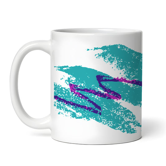 90's Paper Cup, Novelty Cup, 1990's Kid, Food Court Cup 11 oz Coffee Mug Teacup