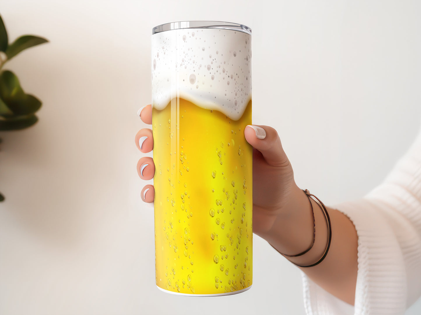 Foamy Beer Glass