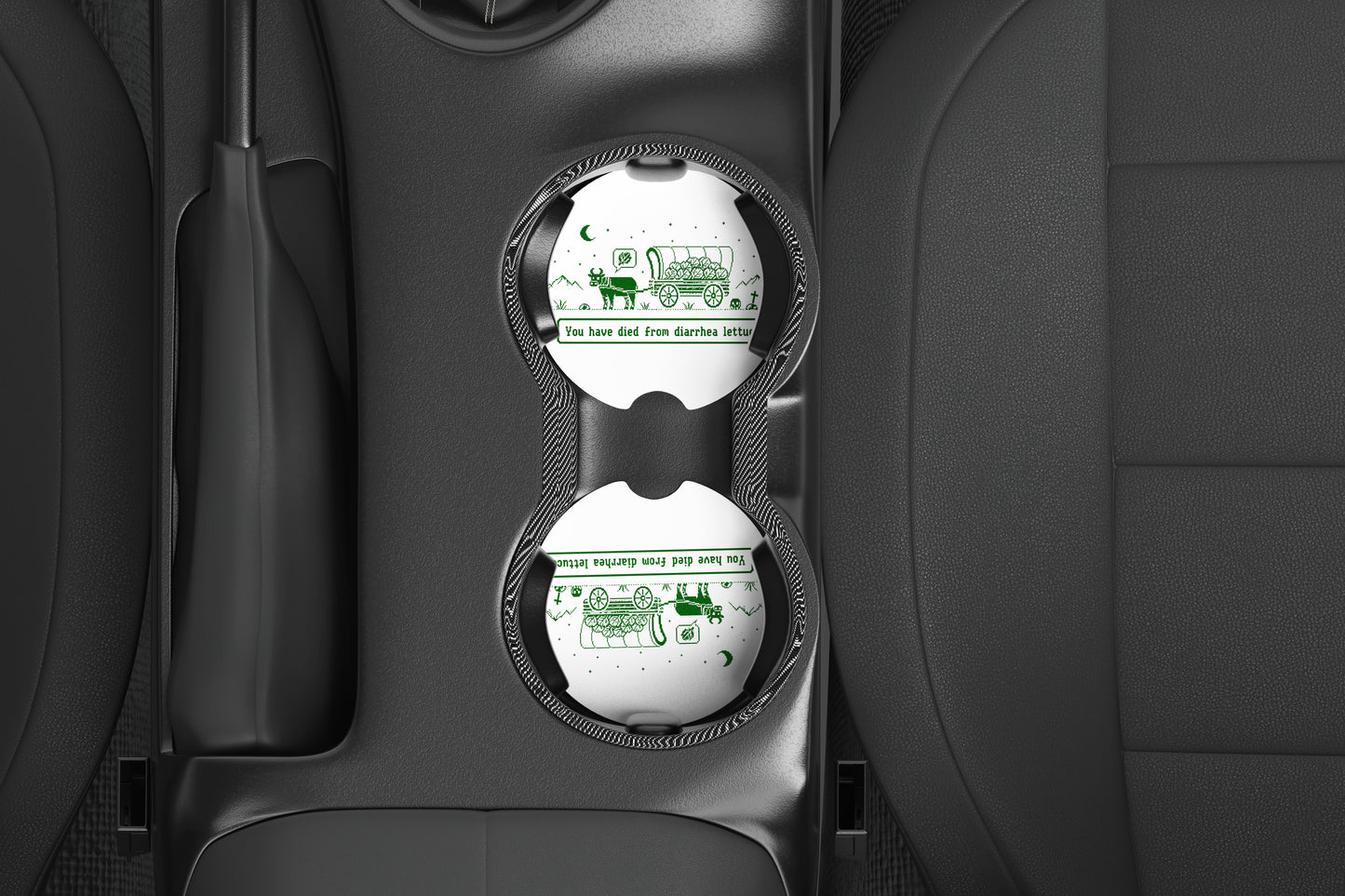 Don't Eat the Lettuce, Neoprene Coasters for Car, Truck or Home
