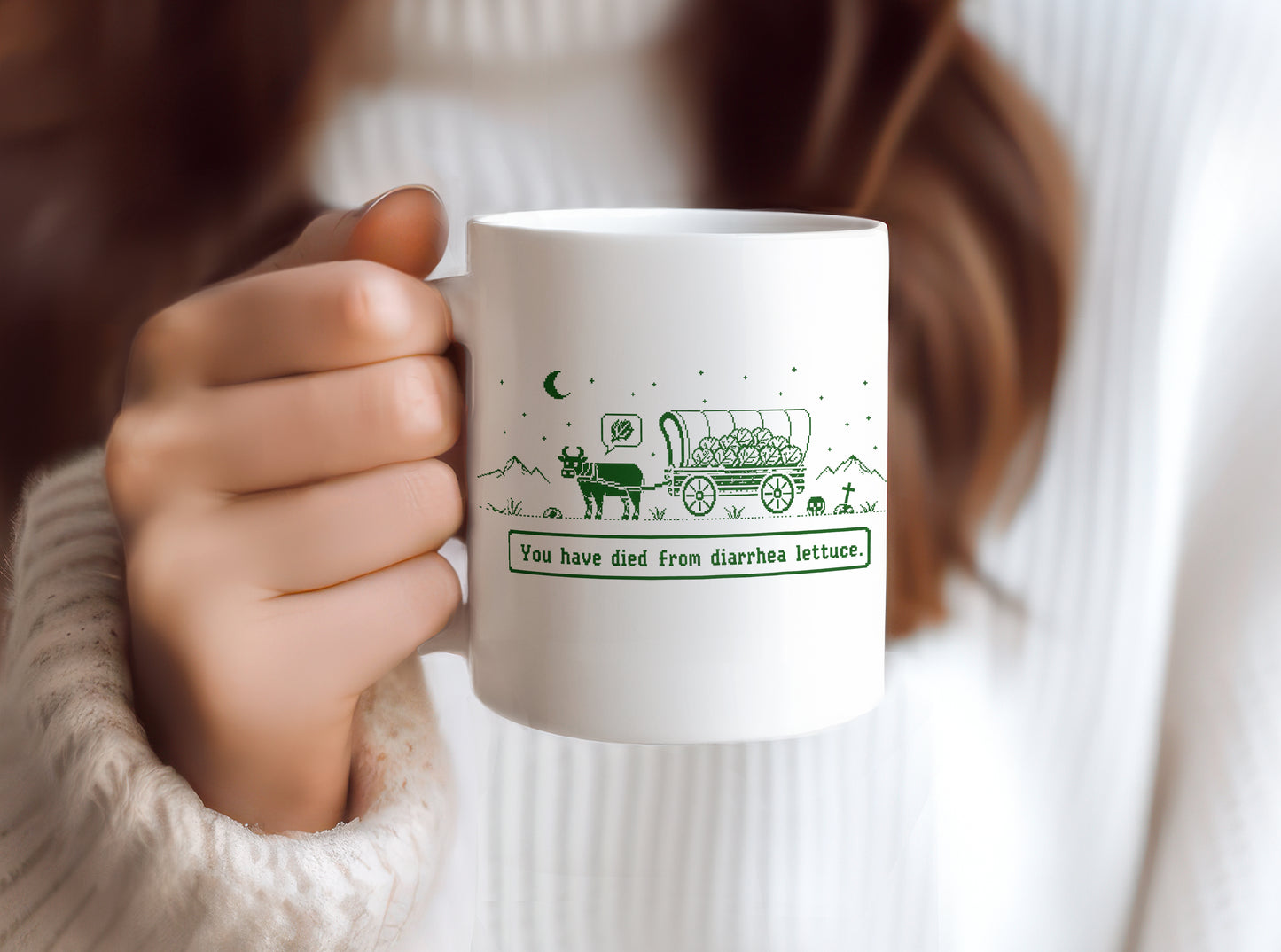 Don't Eat the Lettuce 11 oz Coffee Mug Teacup