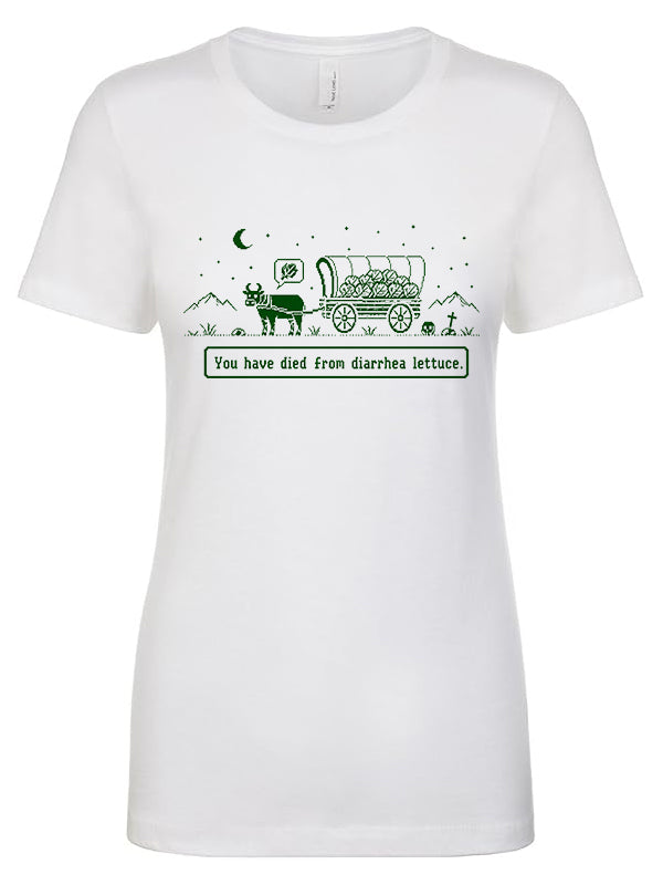 Don't Eat the Lettuce Women's Cotton Poly Blend T-Shirt S-XL