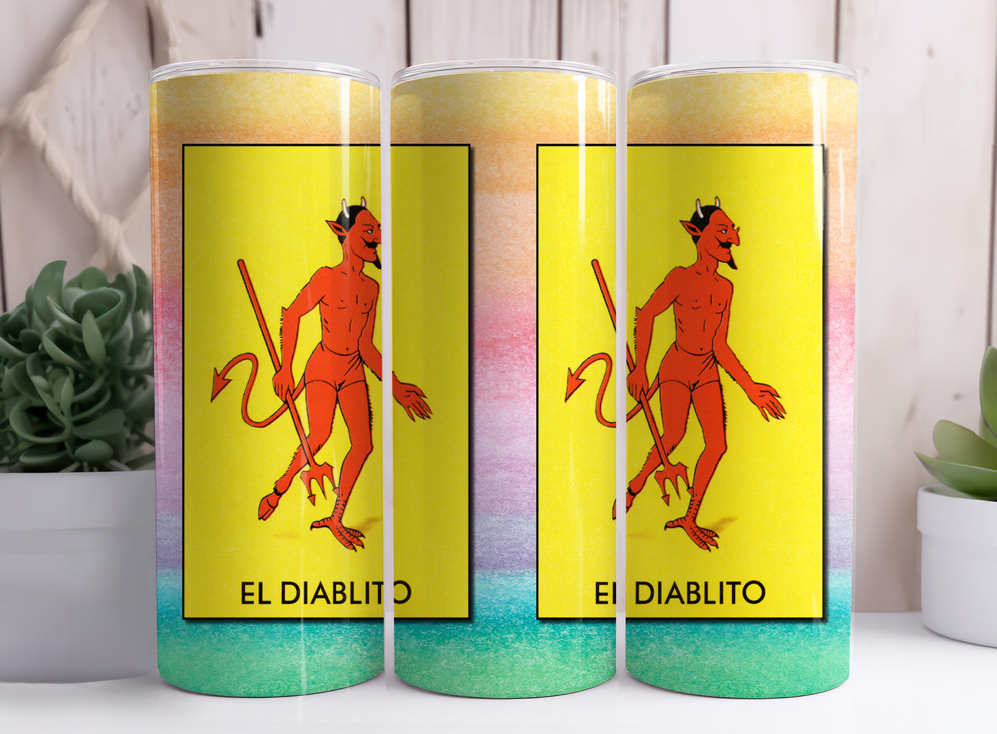 Loteria Mexican Lottery Game EL DIABLITO The Devil