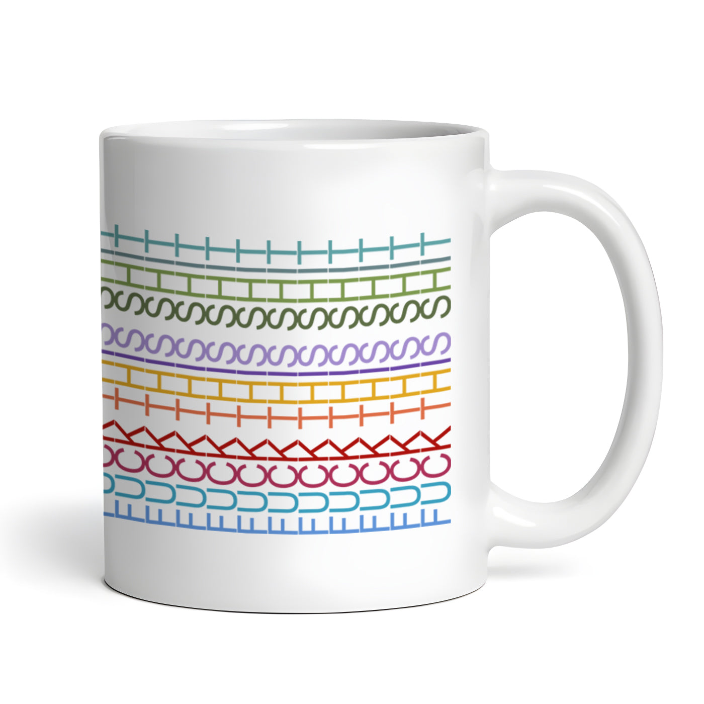 F*CK THIS SH*T, Funny Office Coffee Mug, Novelty Tea Cup, Hidden Swear Words, 11 oz Ceramic