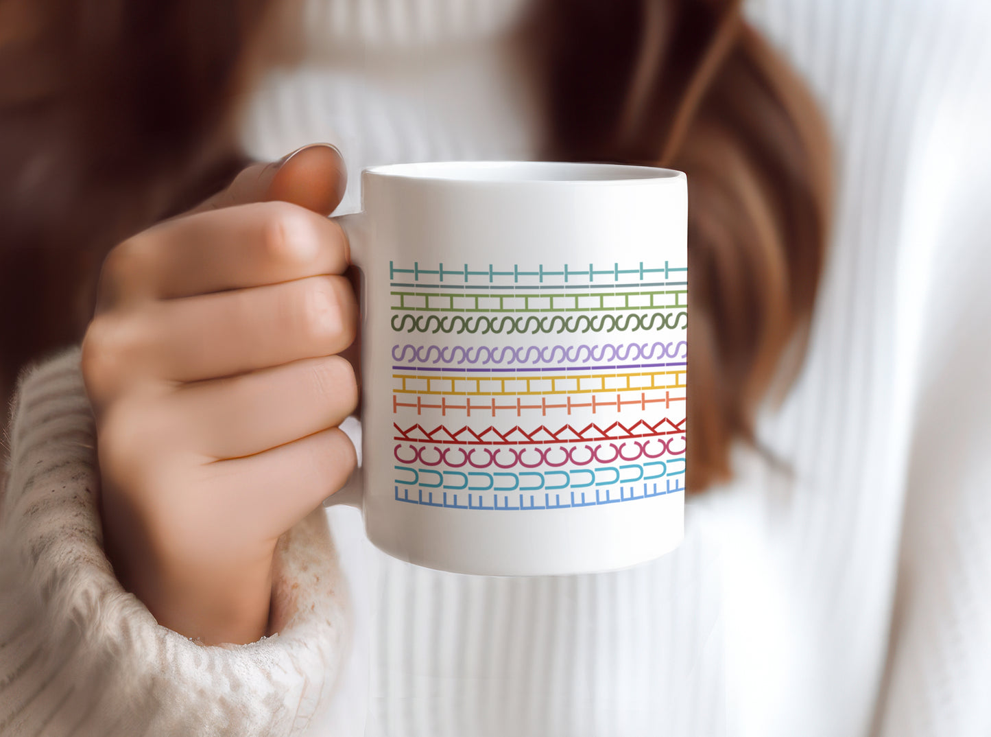 F*CK THIS SH*T, Funny Office Coffee Mug, Novelty Tea Cup, Hidden Swear Words, 11 oz Ceramic