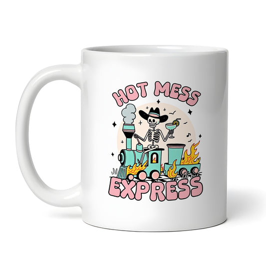 Hot Mess Express 11 oz Ceramic Coffee Mug Tea Cup