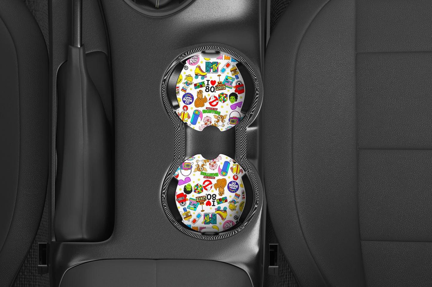 I love the 80s , Neoprene Coasters for Car, Truck or Home