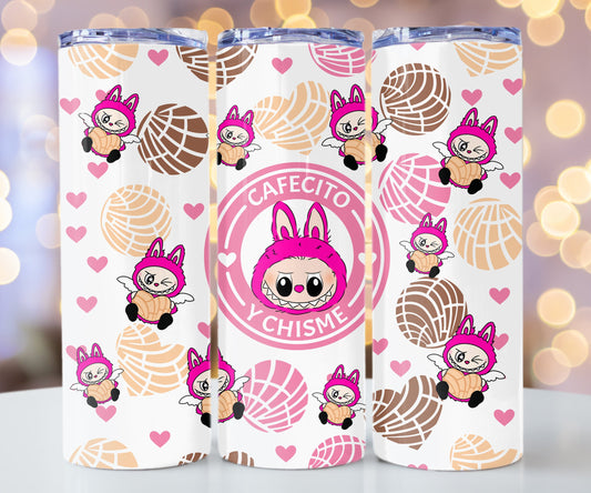 Cafecito Y Chisme Monster Elves K-POP Elvish Creature 20 oz Skinny Tumbler