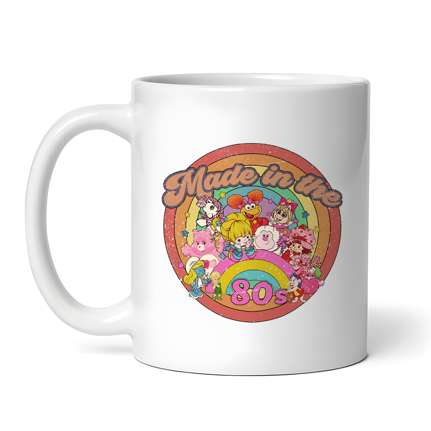 Made In The 80's Retro Cartoons 80s Baby 1980's Kid 11oz Ceramic Mug