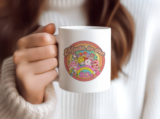 Made In The 80's Retro Cartoons 80s Baby 1980's Kid 11oz Ceramic Mug