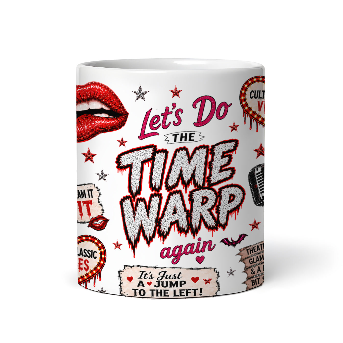 Time Warp Retro Throwback 11 oz Coffee Mug Tea Cup