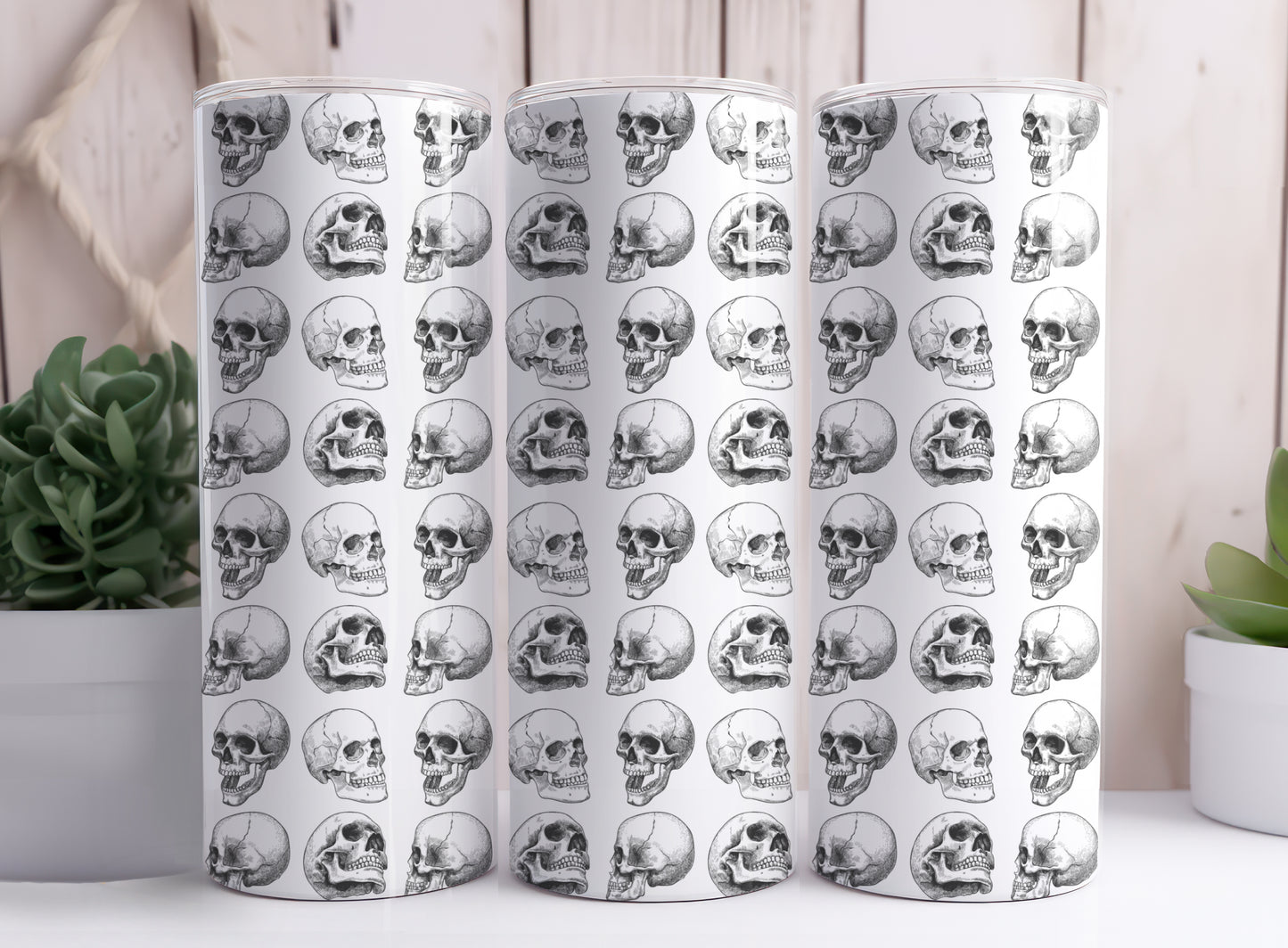 Skull Lover, Skeleton, Halloween, Creepy, Scary 20 oz Tumbler