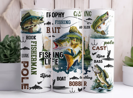 Powerbait Replica Truite Rainbow Candy Appât de pêche 20 oz Skinny Tumbler