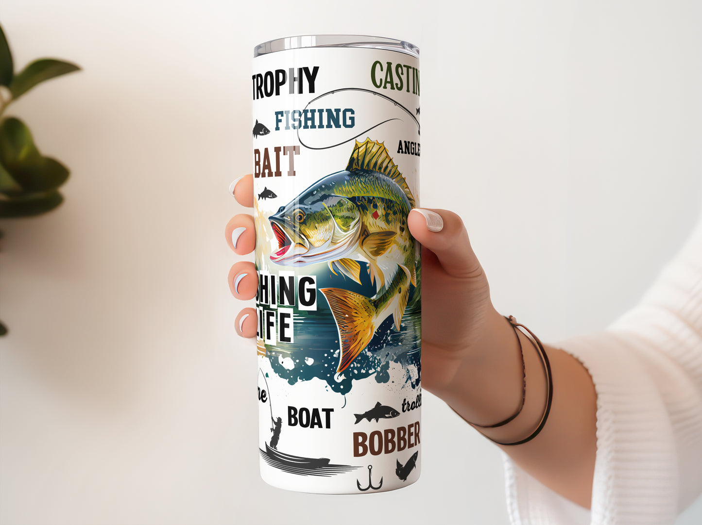 Powerbait Replica Truite Rainbow Candy Appât de pêche 20 oz Skinny Tumbler