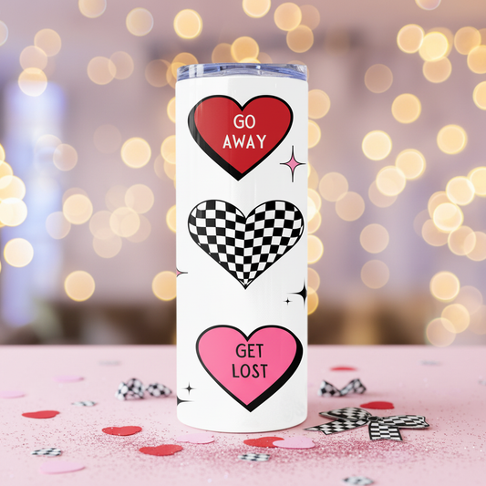Anti-Valentine coquette tumbler lifestyle photo